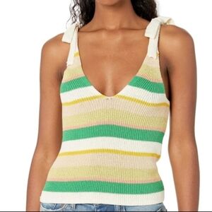 BCBGMAXAZRIA Knit Tank Top, Size XXS, multi-coloured, EUC (worn 1x) ☀️